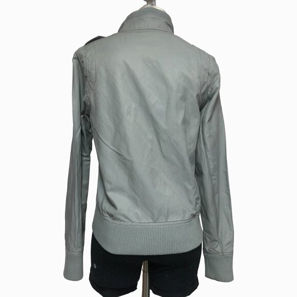 Fox Racing Light Grey Bomber Lightweight Jacket Size Medium - Picture 2 of 15